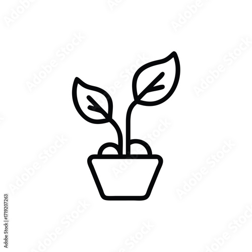 Garden Tools Icon, Planting Icon, Gardening Essentials Icon, Green Thumb Icon, Nature Care Icon