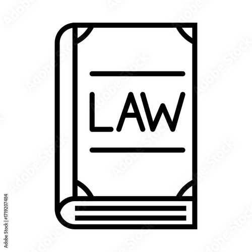 LawBook icon design