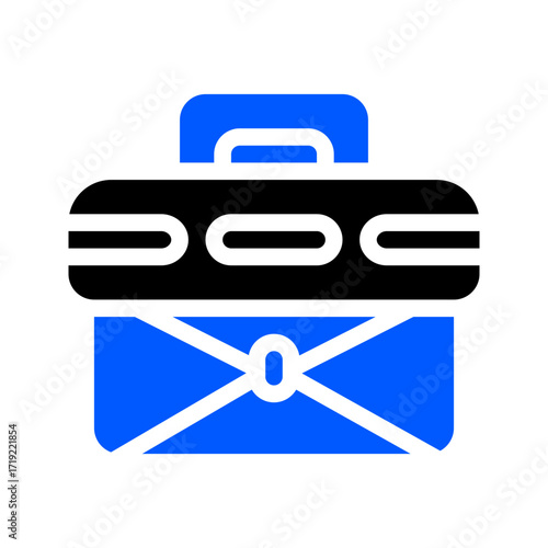 icon portfolio with style two tone color