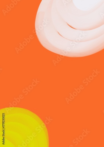 vector illustration of an abstract background with orange