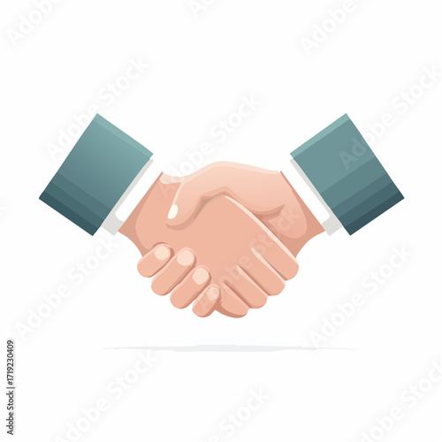 Successful Partnership A Handshake Representing Collaboration and Agreement
