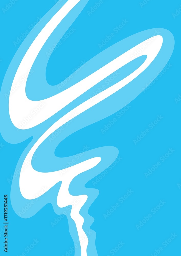 Obraz premium abstract blue wave