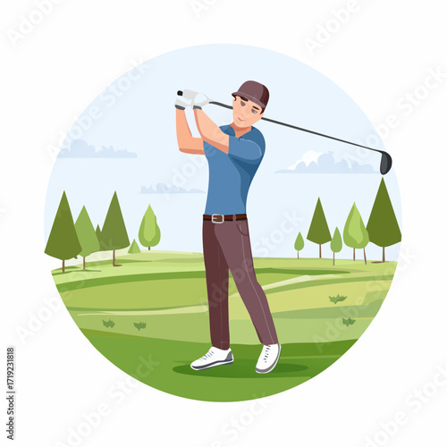 Golfer's Swing Mastering the Perfect Golf Shot on the Green
