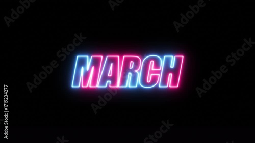 Twelve month of year from january to december.