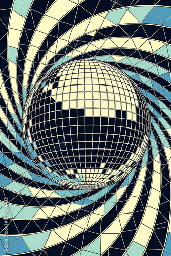 abstract background with globe