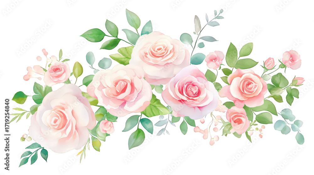 Fototapeta premium Watercolor Botanical