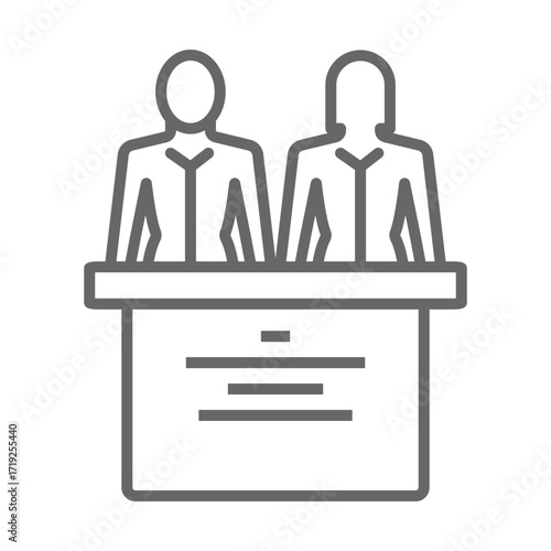 Jury icon design