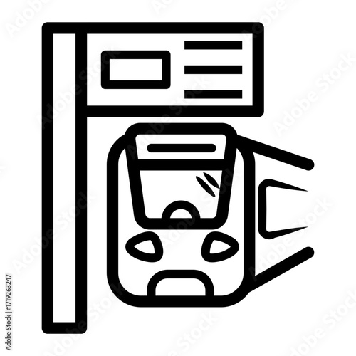 metro Line Icon