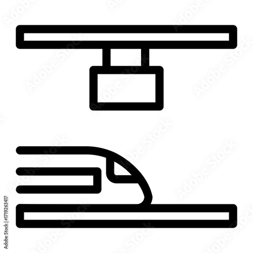 travel Line Icon