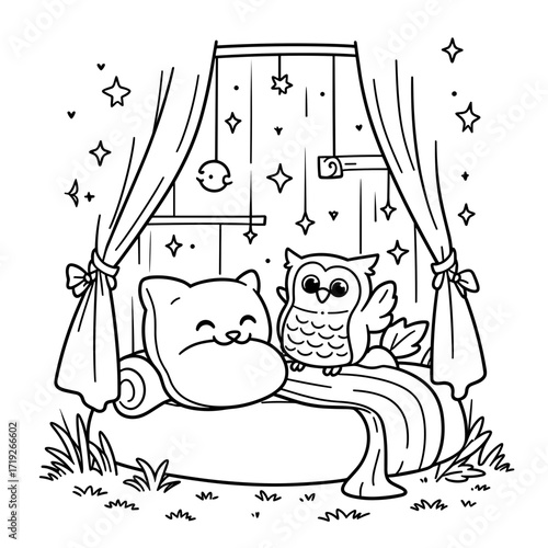 animal, cartoon, vector, cat, illustration, kitten, cute, art, pet, drawing, love, fun, design, mammal, funny, dog, bird, animals, fish, character, baby, valentine, mouse, monster, cute coloring book 
