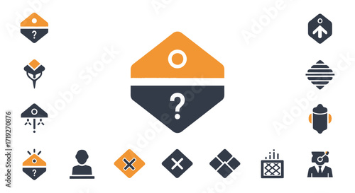 Collection of Diverse Icons Representing Various Concepts and Symbols.