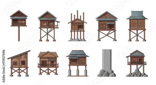 Collection of Stilt Houses Architectural Designs.