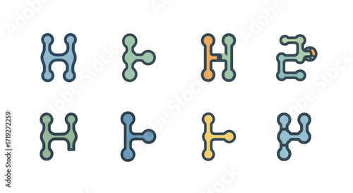 various gear shift icons.