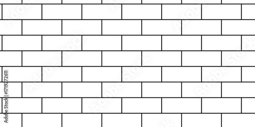Pavement street seamless mosaic stone concrete wall surface tiles. subway vector block rock white brick wall texture background.	