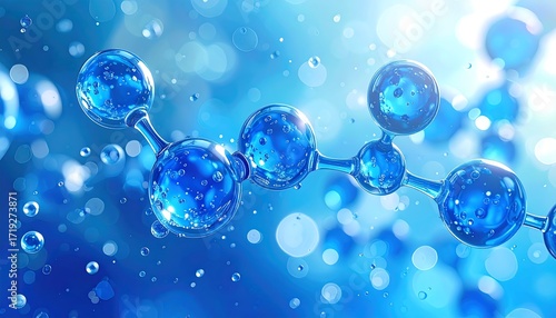 Abstract representation of molecules
