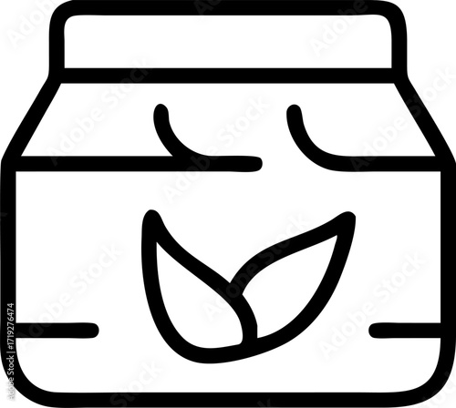 product signs vector outline icon on white or transparent background. branding or advertising or company outline icons. Printable sticker.