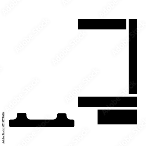 platform Solid icon