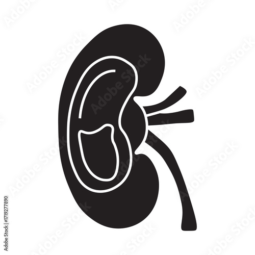 Hydronephrosis line icon