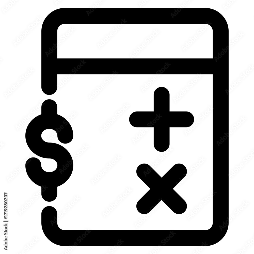 Fototapeta premium calculator