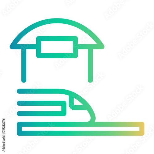location Line Gradient Icon
