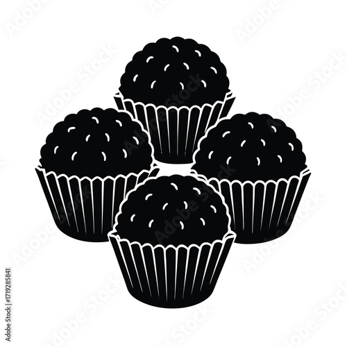 Coconut Ghriba In Cupcake Liners