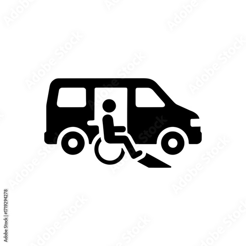 Accessible transport icon