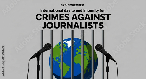International Day to End Impunity for Crimes Against Journalists Illustration