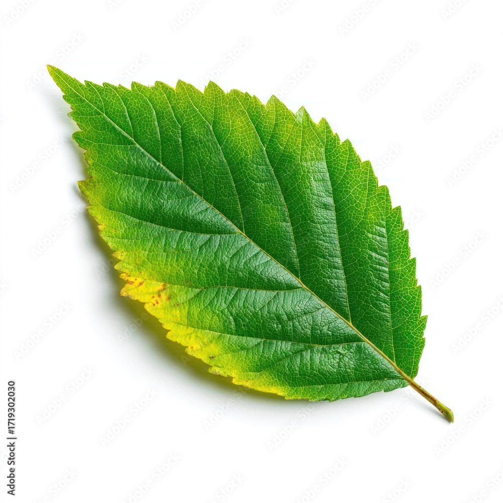 Obraz premium Green autumn leave leaf eco-friendly botanical.