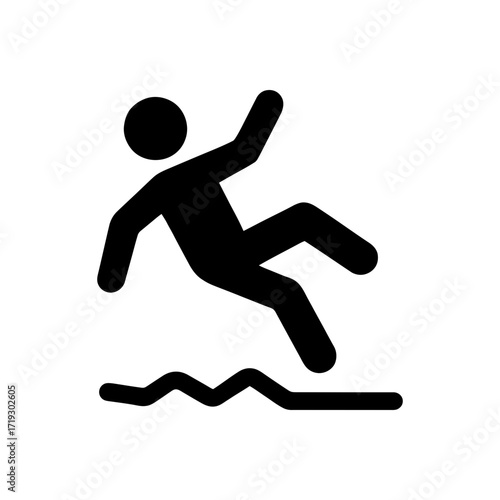 Slip And Fall Icon