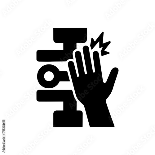 Crushing Hand Injury Icon