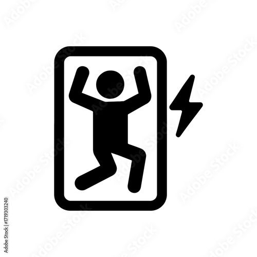 Electrocution in Confined Space Icon