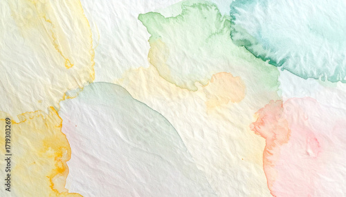 Watercolor Paper Texture: Soft Artistic Background in Pastel Tones