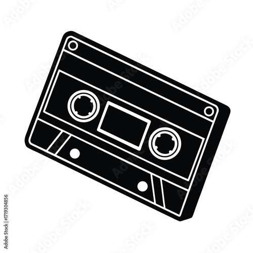 Retro Cassette Tape Icon