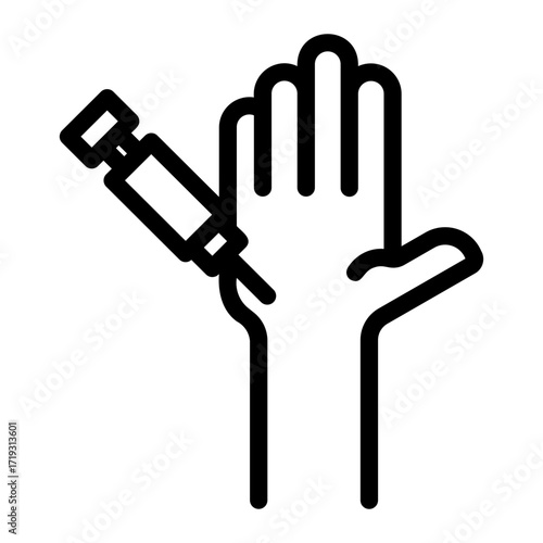 hand Line Icon