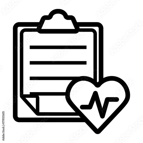 health screening Line Icon