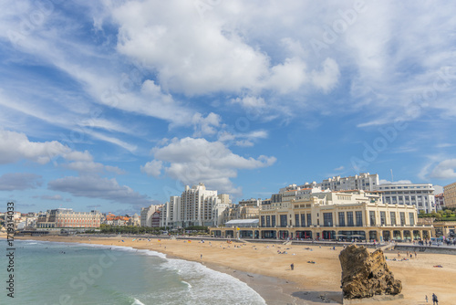 Biarritz France Grand Plage sky
