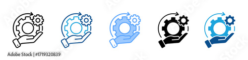 Development icon sheet multiple style collection