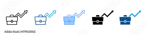 Job Market icon sheet multiple style collection