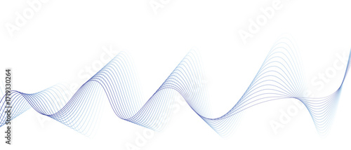 Blue abstract wave line art
soft and continuous flow
across a white background simple minimalist vector design