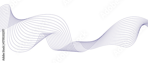 Blue abstract wave line art
soft and continuous flow
across a white background simple minimalist vector design