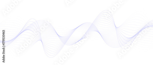 Blue abstract wave line art
soft and continuous flow
across a white background simple minimalist vector design