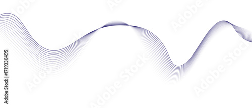 Blue abstract wave line art
soft and continuous flow
across a white background simple minimalist vector design