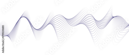 Blue abstract wave line art
soft and continuous flow
across a white background simple minimalist vector design
