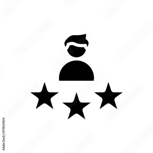 unique glyph icon