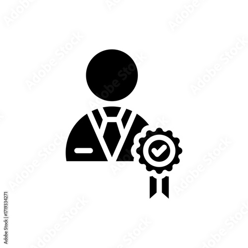 credibility glyph icon