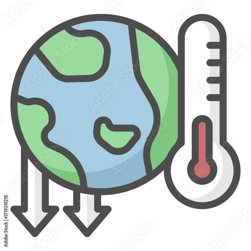 temperature decrease
