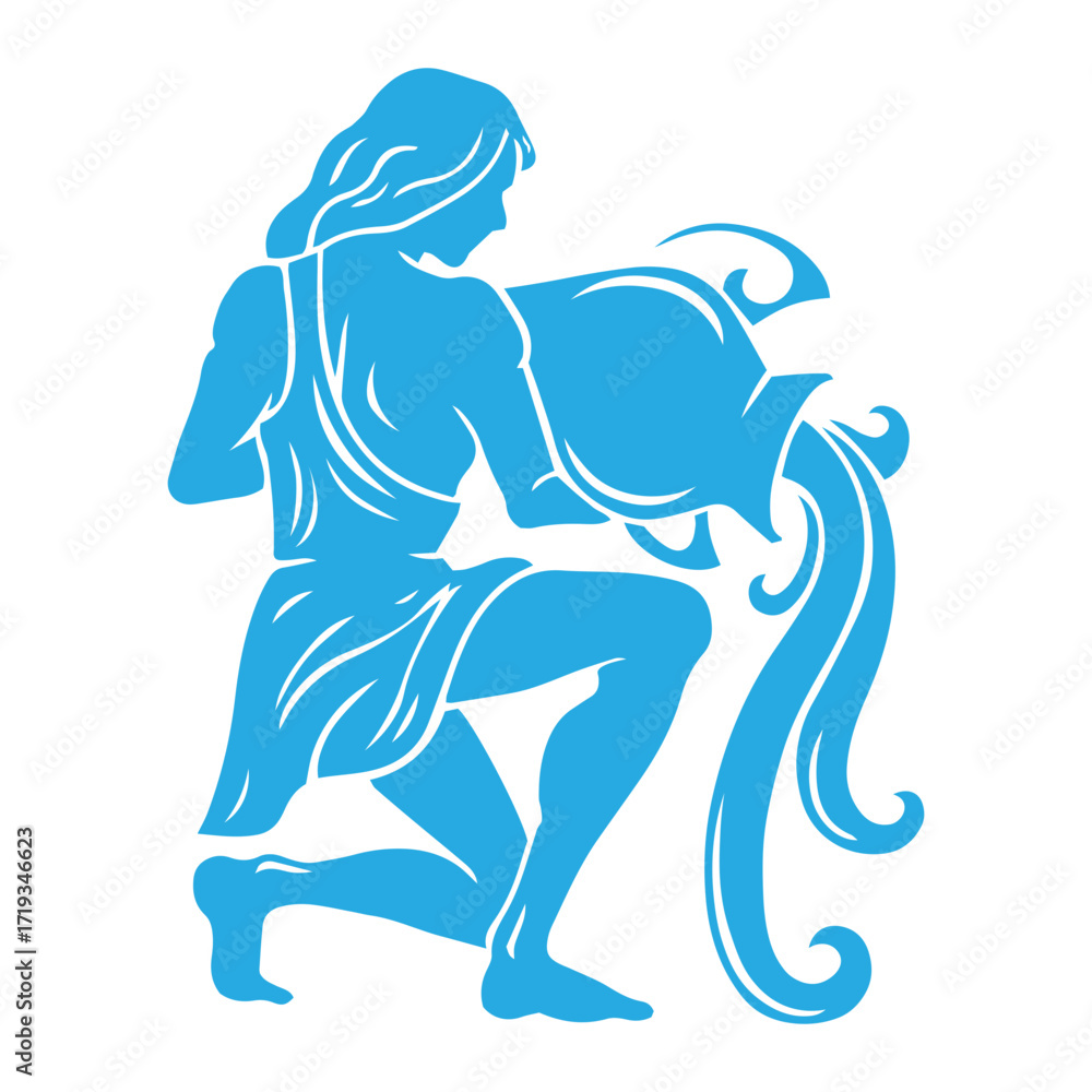 Obraz premium aquarius sign