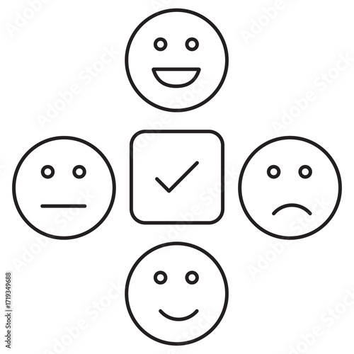 Emotion Icon, Power of Human Emotion, Connecting Through Feelings, Driving Decisions with Emotion, The Language of the Heart, vector