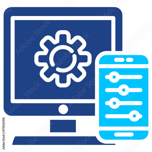 Responsive Devices Simple Vector Icon Collection