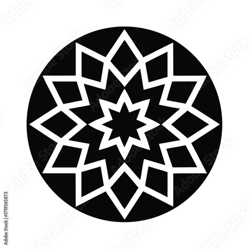 Moroccan mosaic background behind sellou